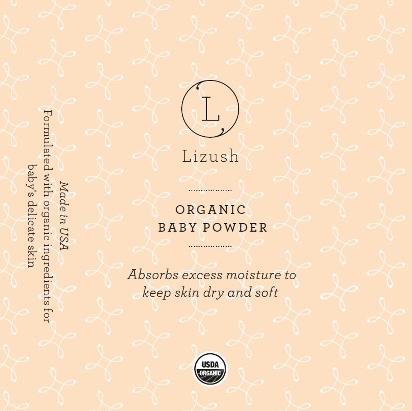 Baby Powder - Organic Starch - Talc Free - USA Made