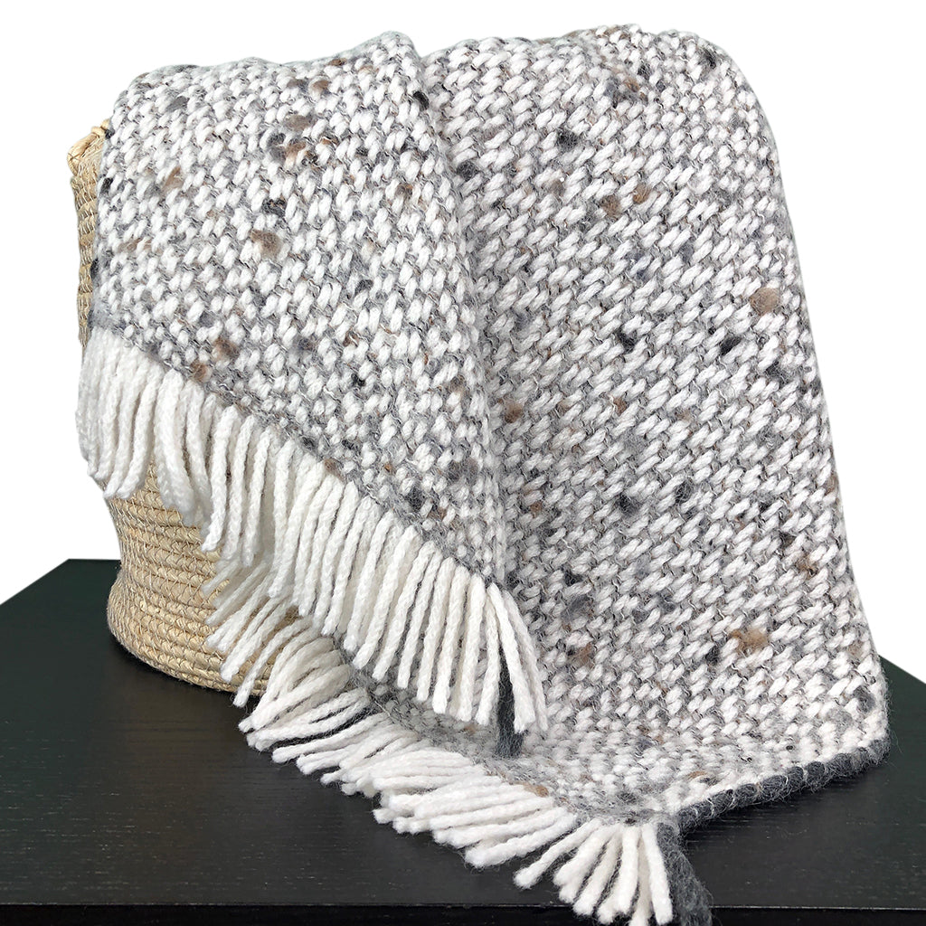 Handcrafted Chunky Alpaca Throw Blanket | Peruvian Artisan Series