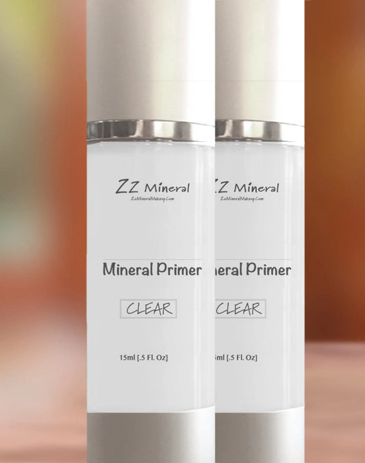 1-Pack Colorless Mineral Face Primer - Organic Botanical - Makeup Base - USA