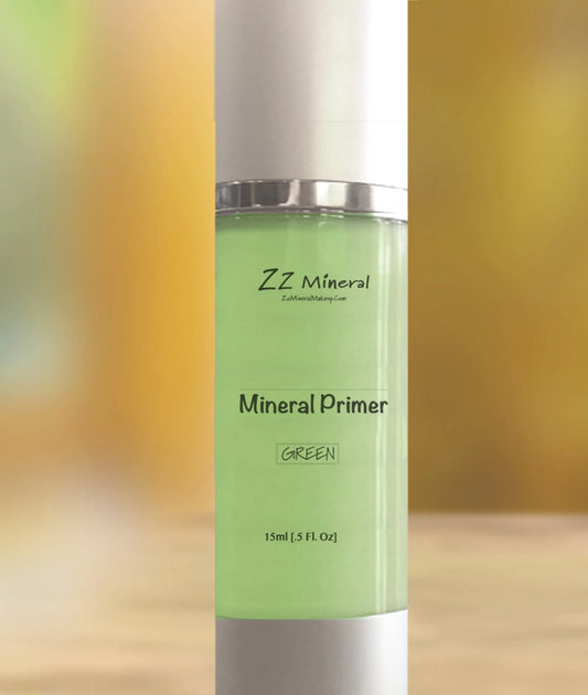 Green Mineral Primer - Organic Botanical - Color Correcting - USA