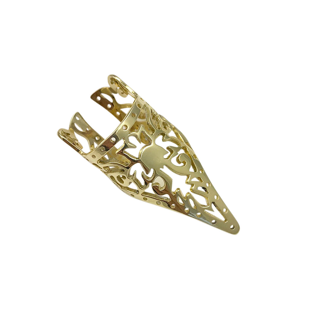 Cambodia Craft Recycled Brass Khmer Statement Ring, Kandal Province