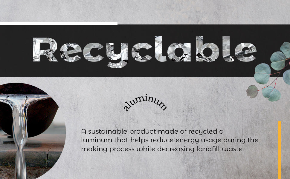 Multi-Purpose Dish - Recycled Aluminum - Minimalist Oval Style