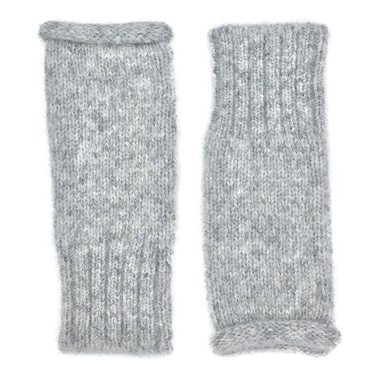 Artisan Knit Alpaca Fingerless Gloves - Hand-Loomed in Peru