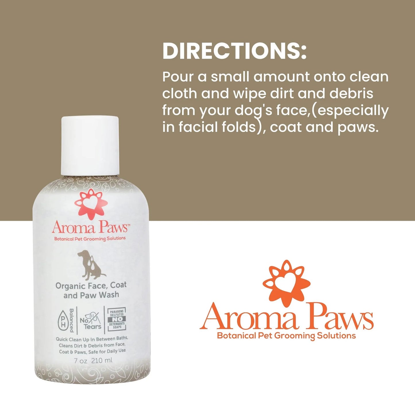Waterless Pet Wash - Organic Botanical - No-Rinse Style - USA