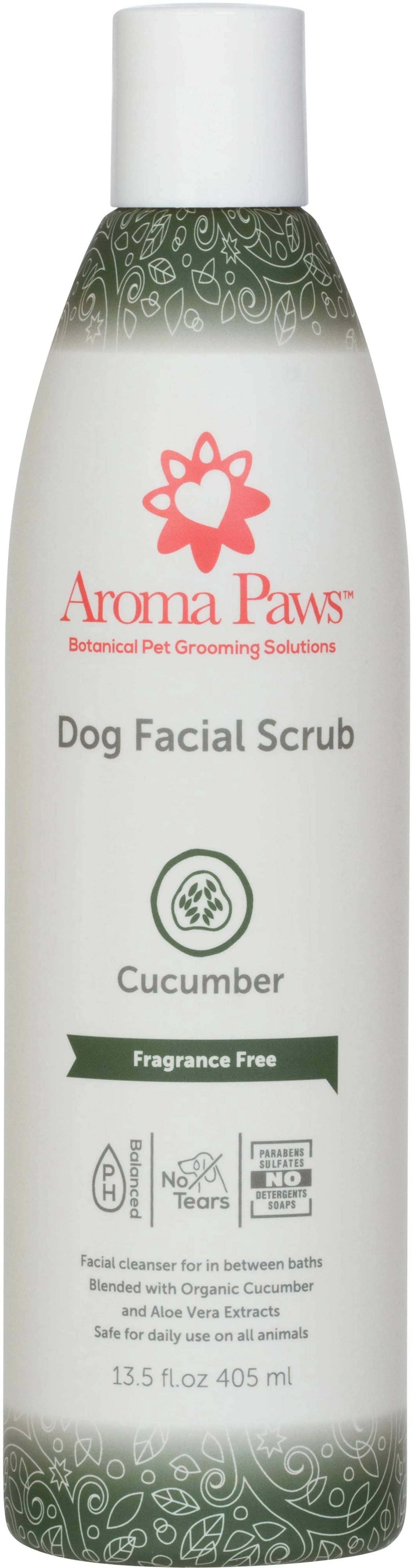 Facial Scrub - Aloe and Cucumber - Grooming Cleanser - USA Made