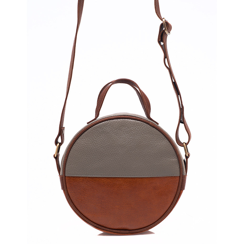 Sora Nomad Eco Leather Moon Bag, Convertible Crossbody & Clutch, Handmade in India
