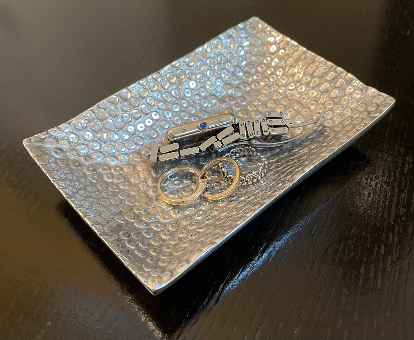 Multi-Purpose Dish - Recycled Aluminum - Minimalist Oval Style