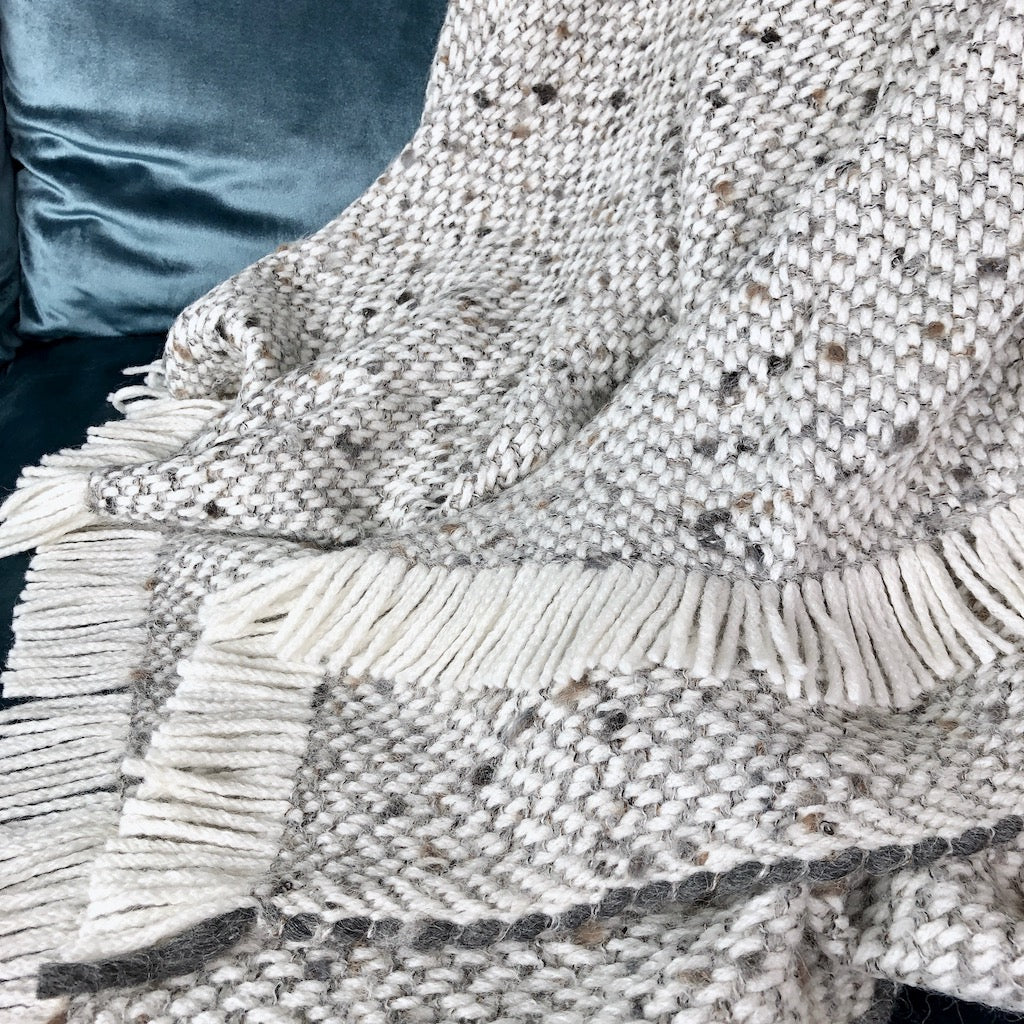Handcrafted Chunky Alpaca Throw Blanket | Peruvian Artisan Series