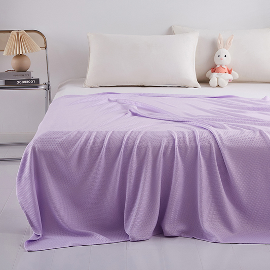 Cooling Bamboo Ice Silk Blanket - Viscose Polyester - Summer Style - USA