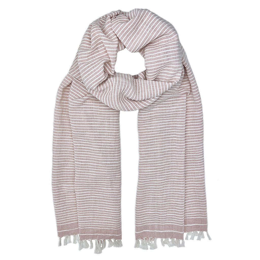 Addis Ababa Artisans Pure Ethiopian Cotton Oversized Scarf, Ethiopia