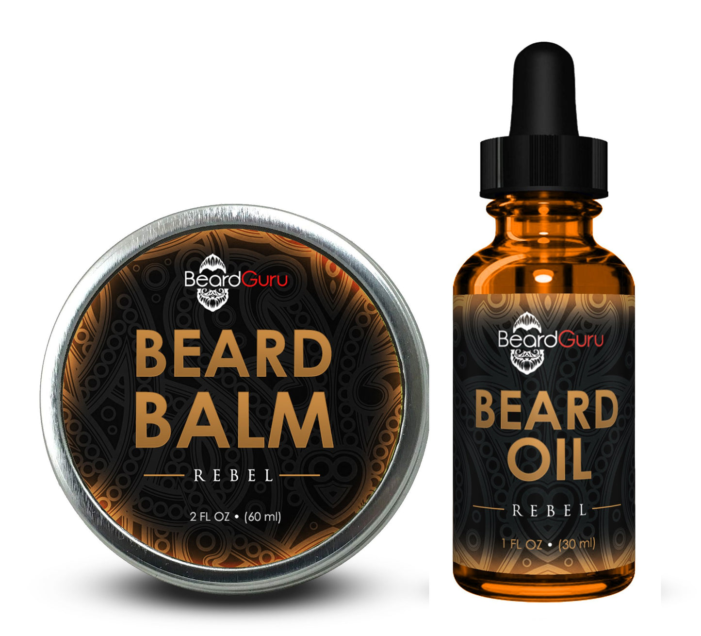 Beard Balm - Shea Butter and Beeswax - Styling and Nourishing Duo- USA