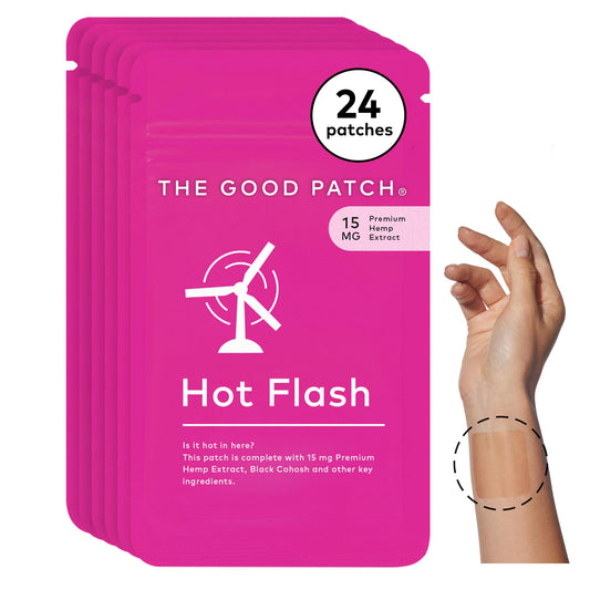 Sustained Release Botanical Wellness Patch - Black Cohosh and Hemp - 24 Pack