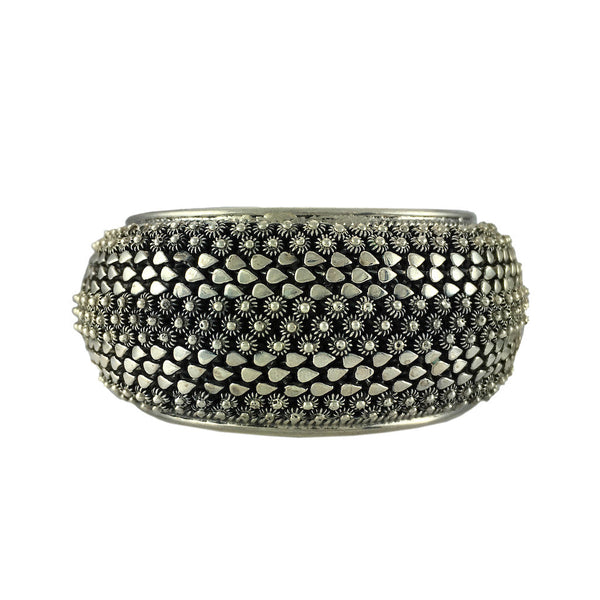Antiqued Royal Snake Cuff, Laos