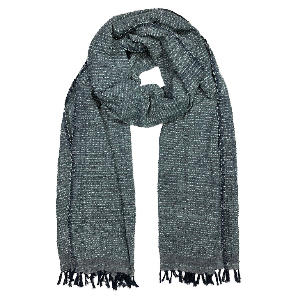 Addis Ababa Artisans Pure Ethiopian Cotton Oversized Scarf, Ethiopia