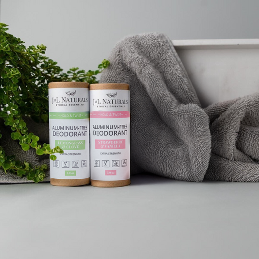 Aluminum-Free Deodorant - Coconut Oil and Shea - Sustainable 2-Pack - USA