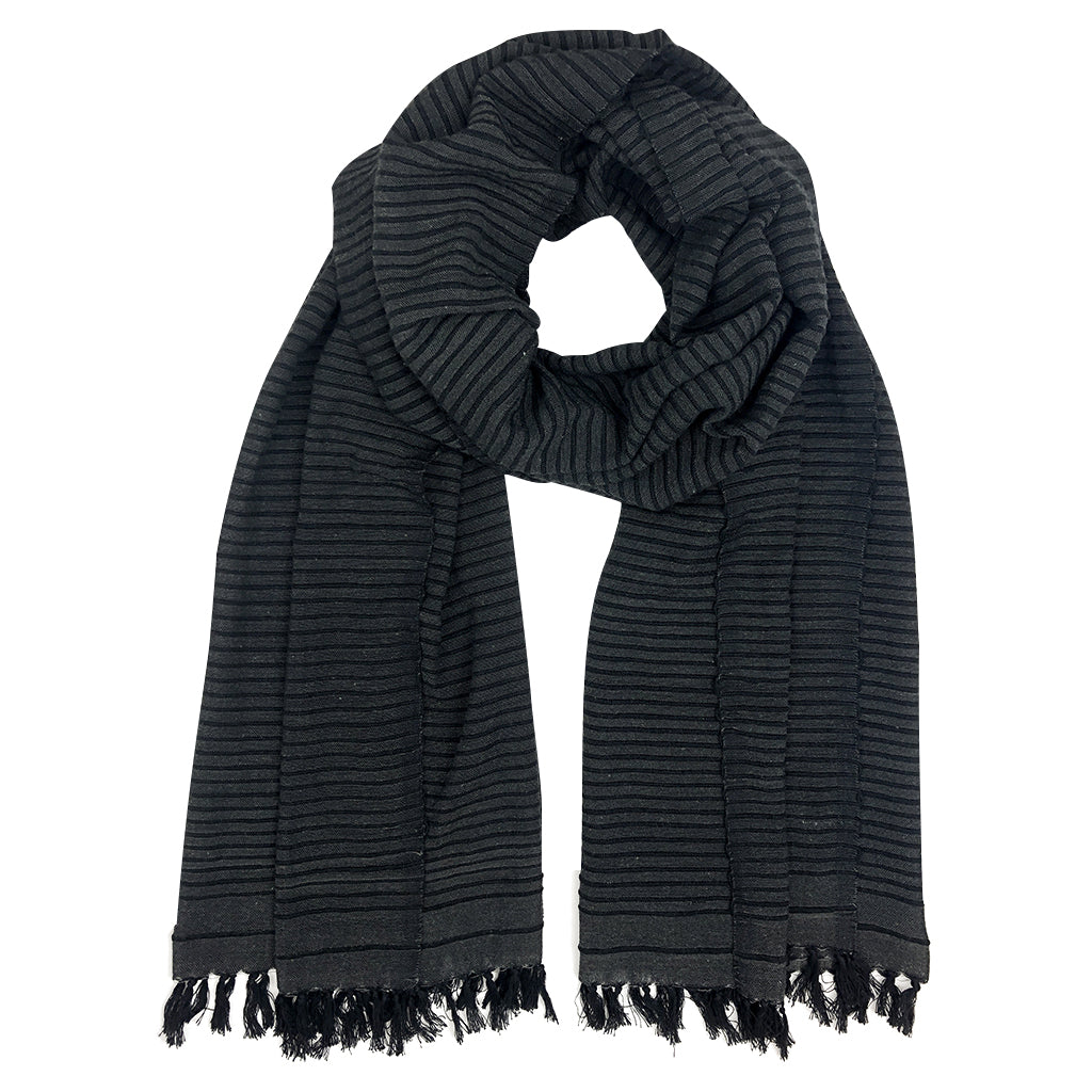 Addis Ababa Artisans Pure Ethiopian Cotton Oversized Scarf, Ethiopia