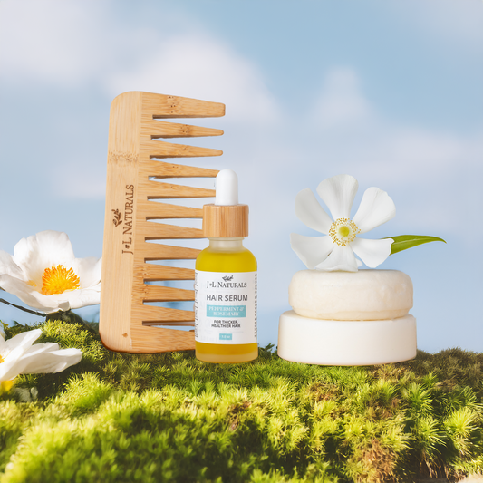 Haircare Bundle - Plant Based Oils - 4 Piece Essential Set - USA