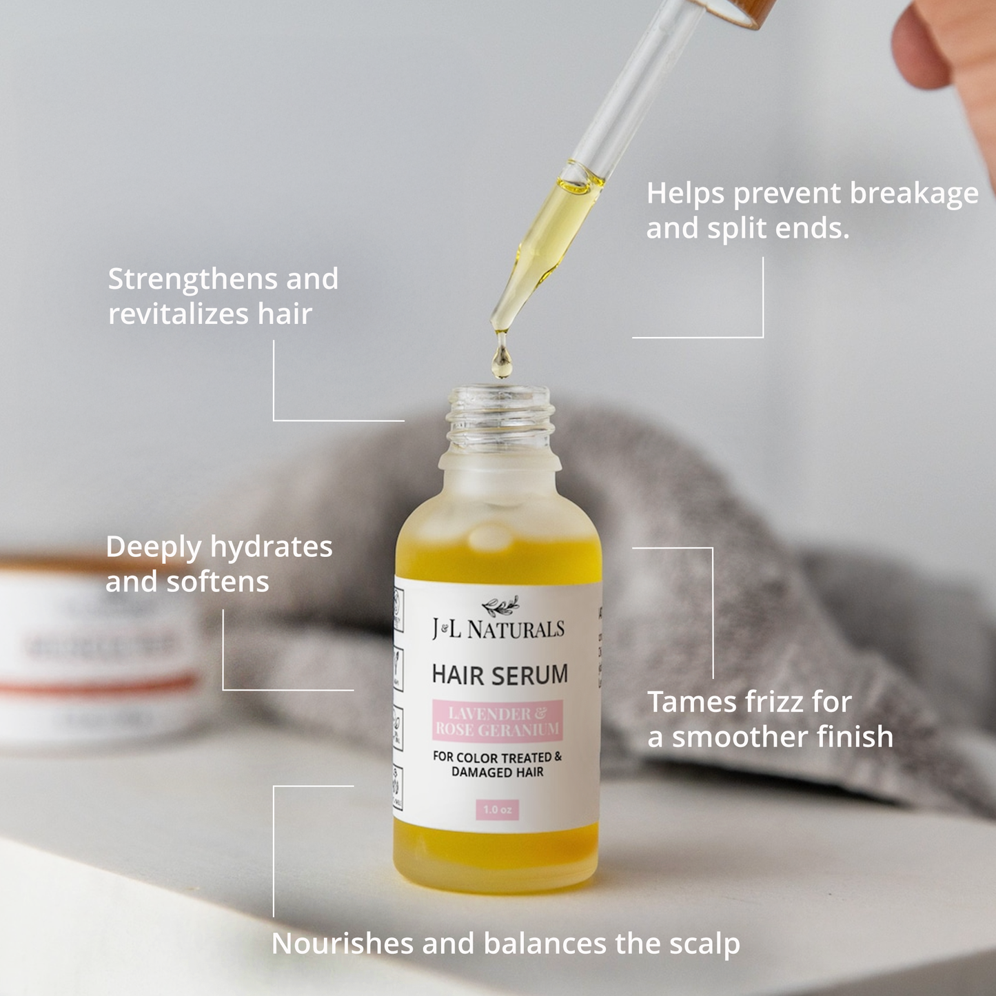 Haircare Bundle - Plant Based Oils - 4 Piece Essential Set - USA